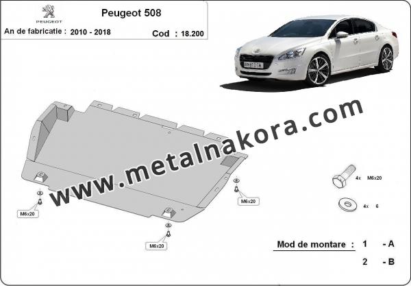 Предпазна кора за двигател, скоростна кутия и радиатор Peugeot 508 2