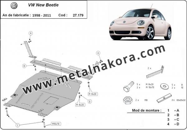 Предпазна кора за двигател и скоростна кутия Volkswagen New Beetle 2