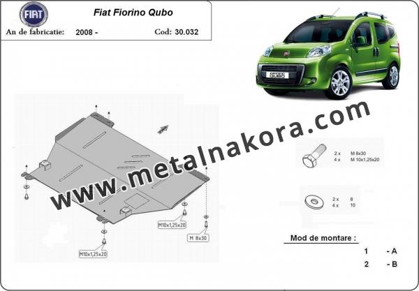 Предпазна кора за двигател, скоростна кутия и радиатор Fiat Fiorino 2