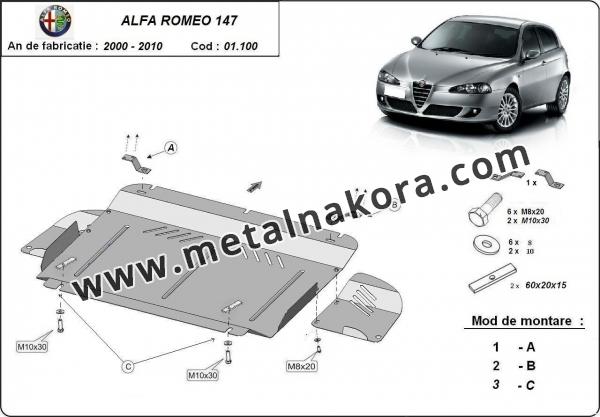 Предпазна кора за двигател и скоростна кутия Alfa Romeo 147 2