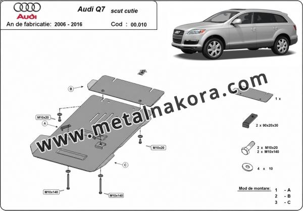 Предпазна кора за скоростна кутия Audi Q7 2