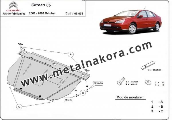 Предпазна кора за двигател и скоростна кутия Citroen C5 2