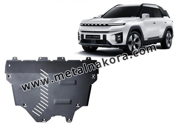 Предпазна кора за двигател, радиатор и предна броня KGM Torres EV   1