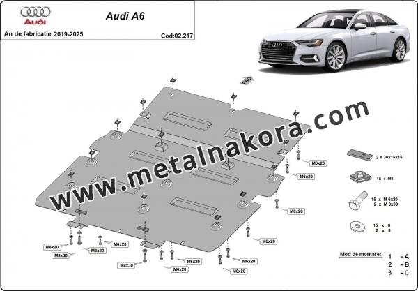Предпазна кора за двигател и радиатор Audi A6 1