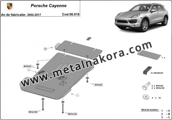 Предпазна кора за скоростна кутия Porsche Cayenne 2