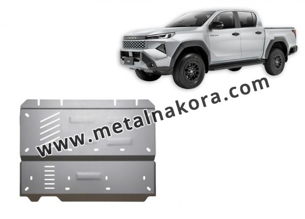 Предпазна кора за диференциал и редуктор Toyota Hilux - алуминий 1