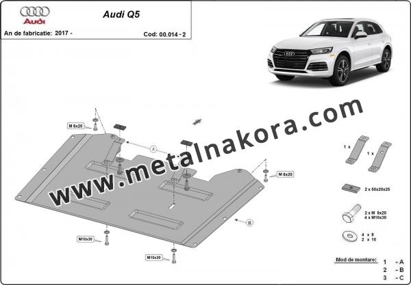 Предпазна кора за скоростна кутия Audi Q5 2