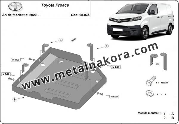 Резервоар за акумулатори AdBlue Toyota Proace 2